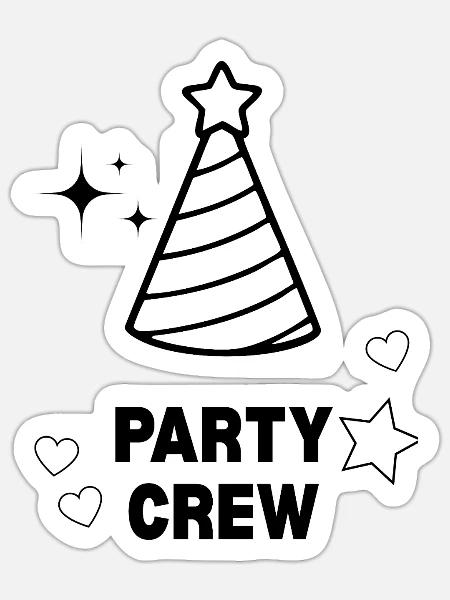 Trage deine Marke - Sticker Größe S (10 x 10 cm) - Mattweiß