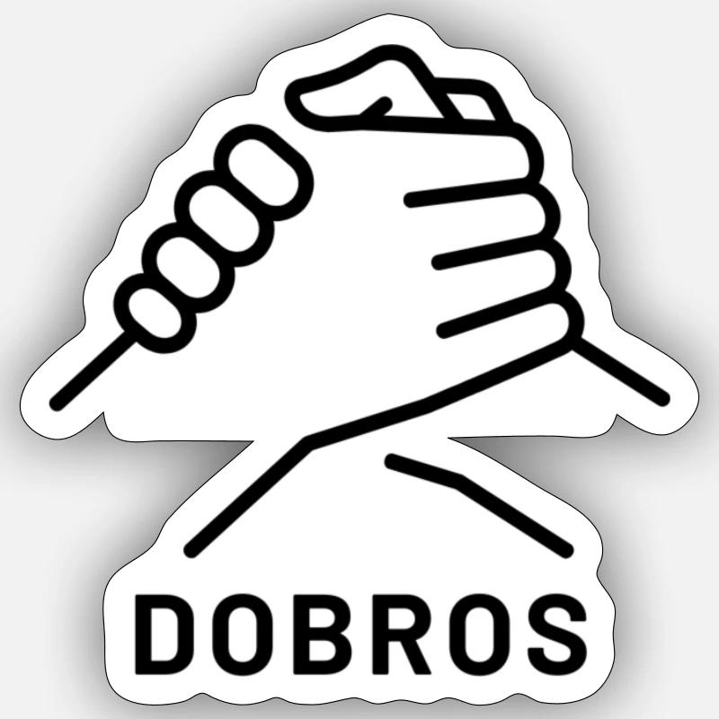 DoBros Logo Sticker Größe S (10 x 10 cm)