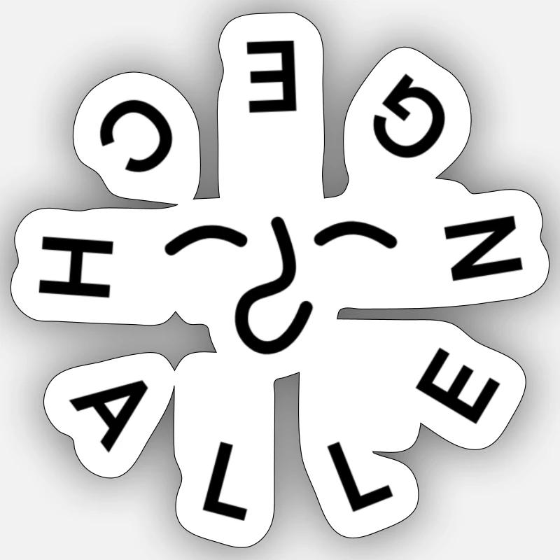 2024 Challenge accepted Sticker size S (10 x 10 cm)