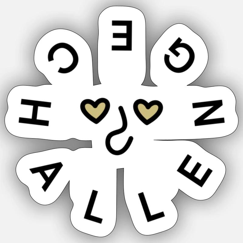 Médaille d’or acceptée par le Challenge 2024 Sticker taille S (10 x 10 cm)