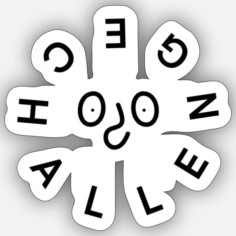 2024 Challenge accepted Sticker size S (10 x 10 cm)
