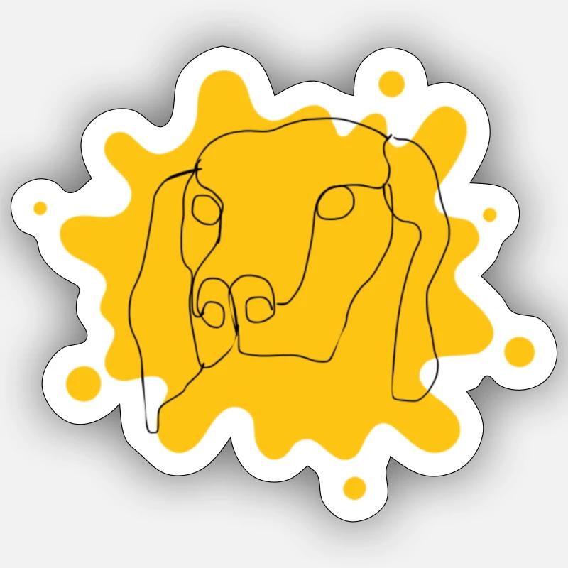E24B0B75 ABF8 4D45 A658 513507E92D41 - Sticker Größe S (10 x 10 cm) - Mattweiß