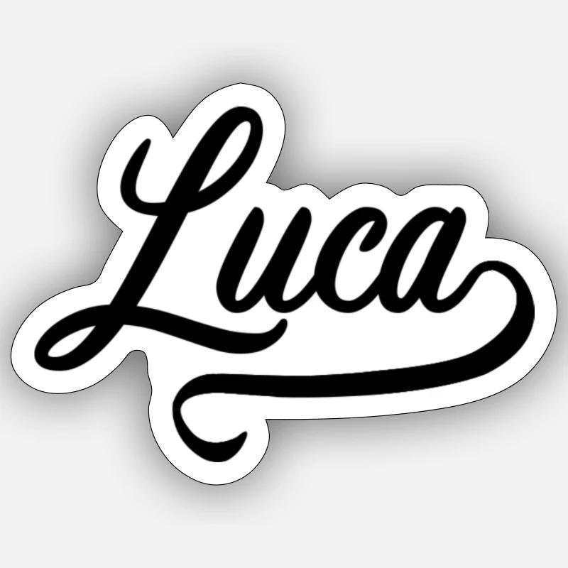 Luca - First name Sticker size S (10 x 10 cm)