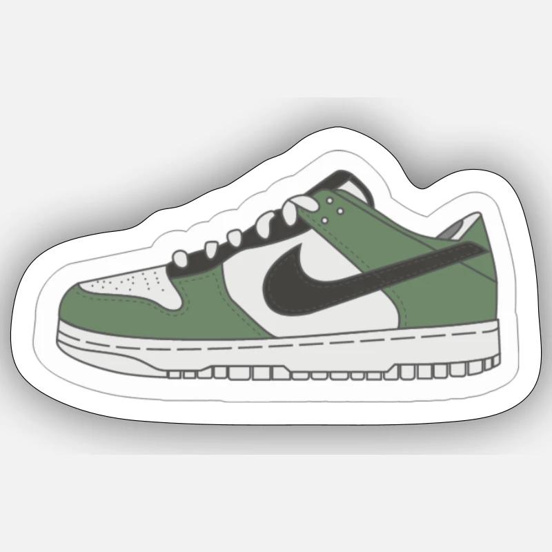 Clean Sneaker logo Sticker Größe S (10 x 10 cm)