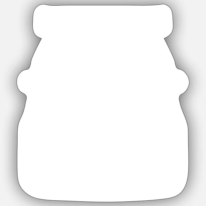 GTR R34 white - Sticker size S (10 x 10 cm) - white matte