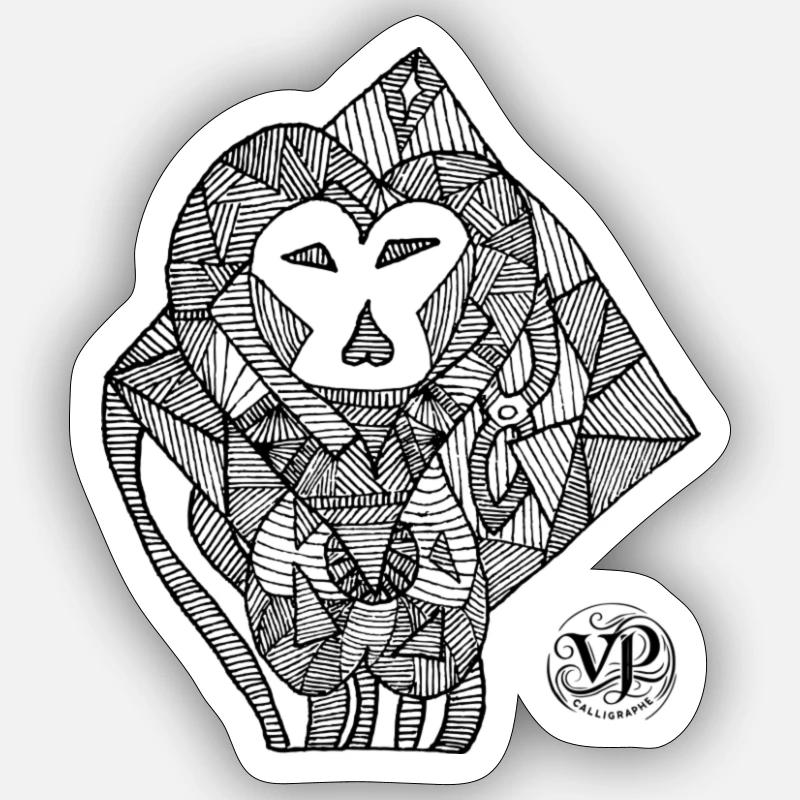 Sticker taille S (10 x 10 cm) - 