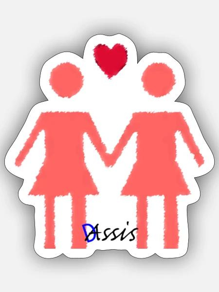 - Sticker size S (10 x 10 cm) - white matte