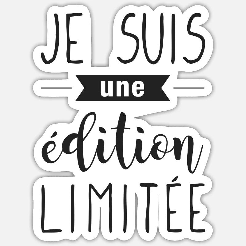 Edition limitée - Sticker taille S (10 x 10 cm) - blanc mat