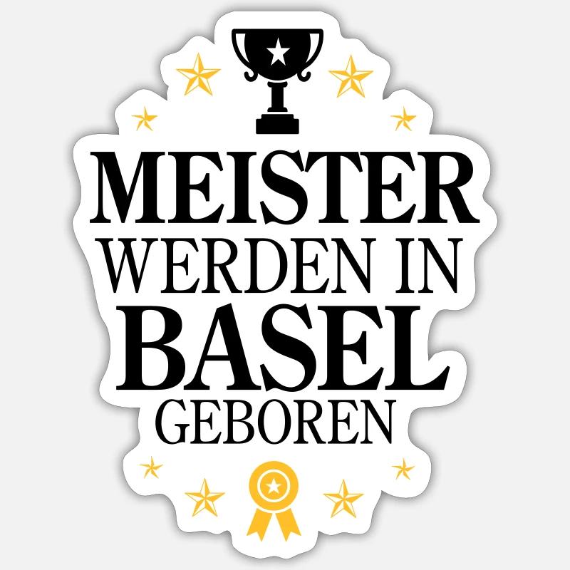 Maîtres de Bâle Sticker taille S (10 x 10 cm)