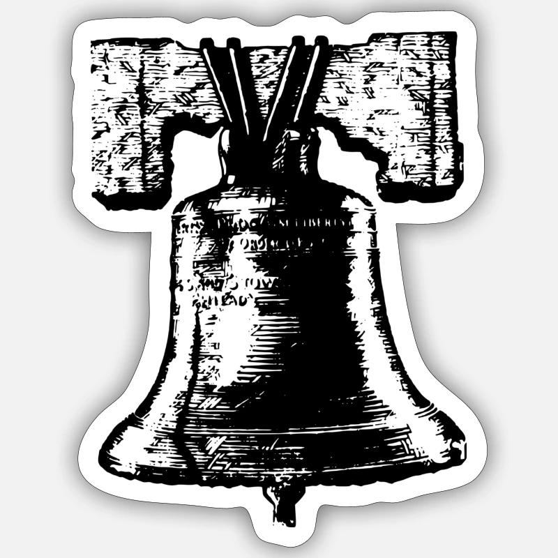 Bell jar - Sticker size S (10 x 10 cm) - white matte