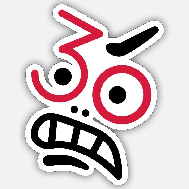 Ups, 30 ans! - Sticker taille S (10 x 10 cm) - blanc mat