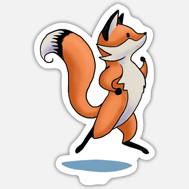 Fotrot - Sticker taille S (10 x 10 cm) - blanc mat