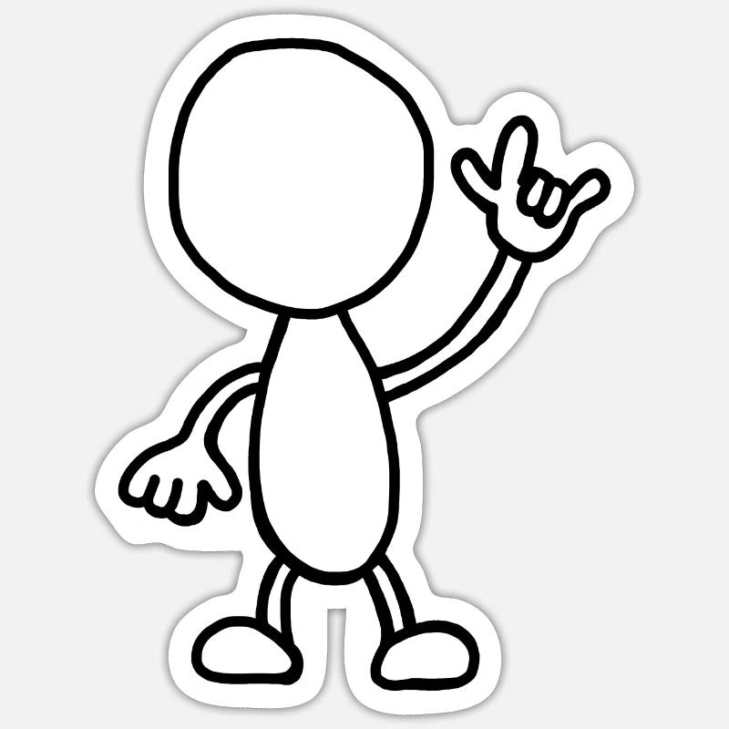 Sticker Größe S (10 x 10 cm) - 