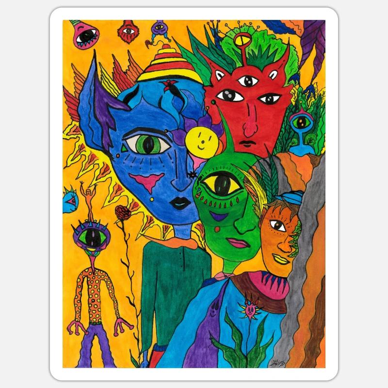 Sticker Größe S (10 x 10 cm) -