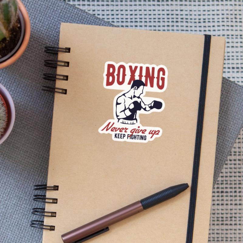 BOXE BOXE BOXE BOXE BOXE BOXE BOXE Sticker taille S (10 x 10 cm)
