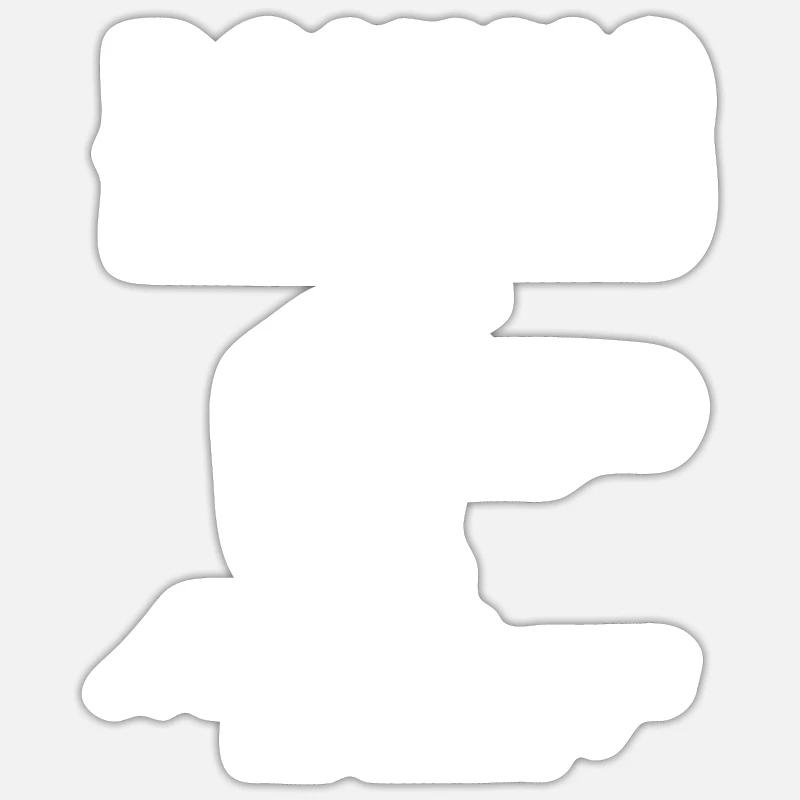 Amour de boxe Sticker taille S (10 x 10 cm)