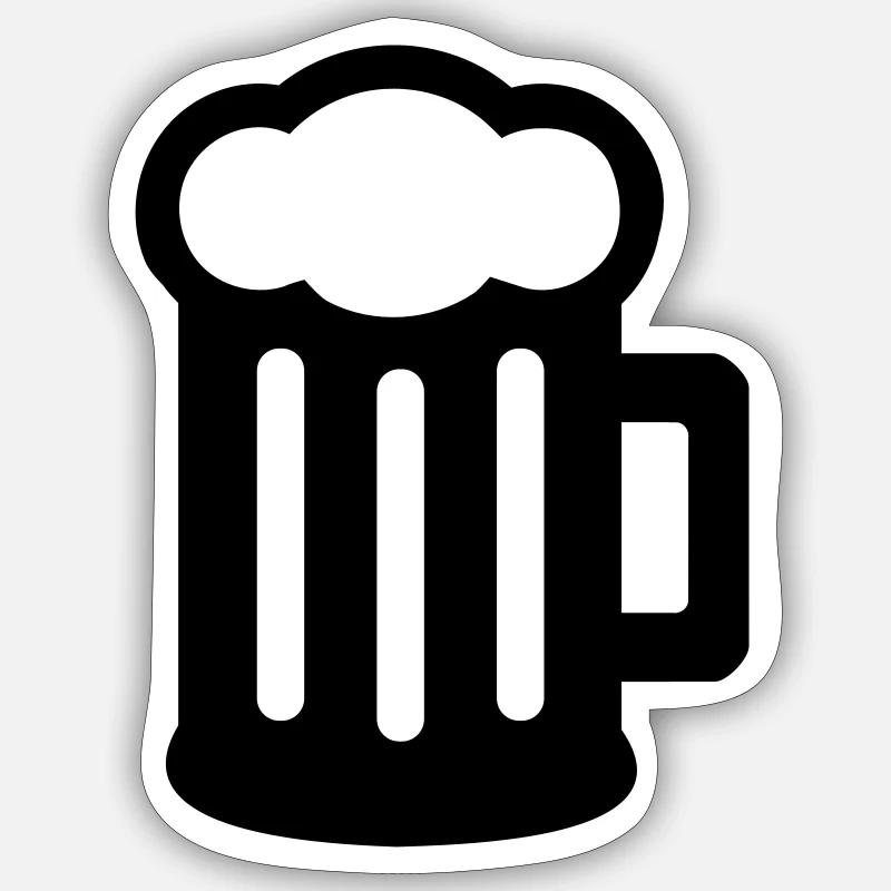 Bier Sticker Größe S (10 x 10 cm)