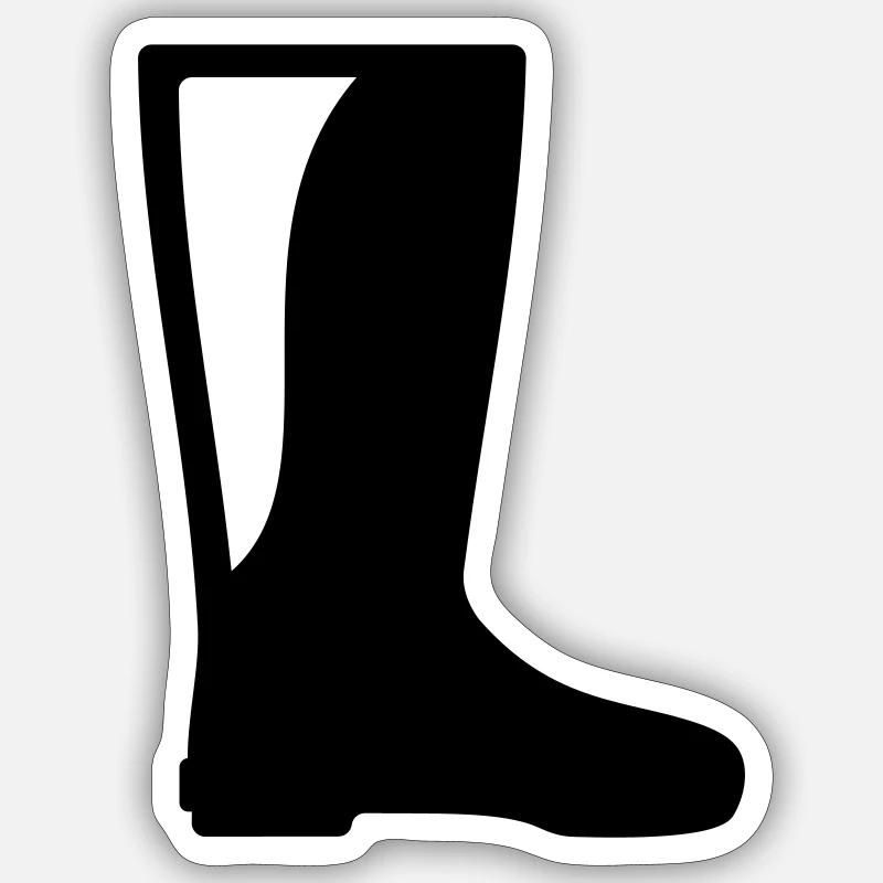 Bottes Sticker taille S (10 x 10 cm)