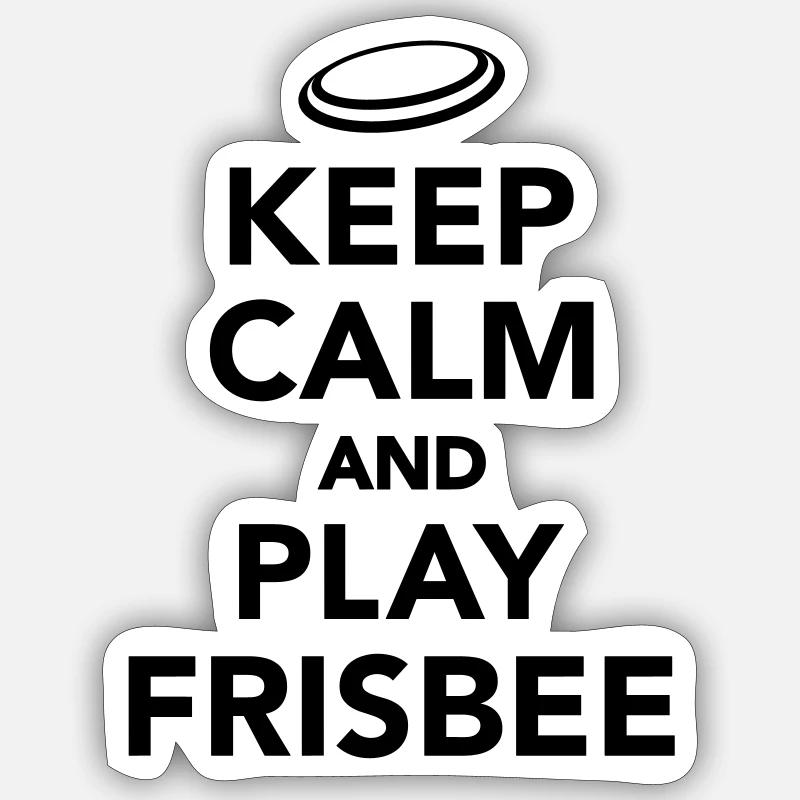 Frisbee Sticker Größe S (10 x 10 cm)