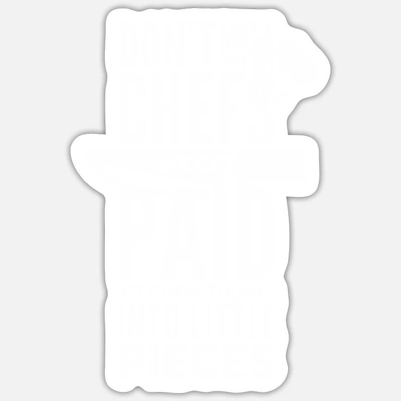 Don’t Mess With Chef Chef Sticker taille S (10 x 10 cm)