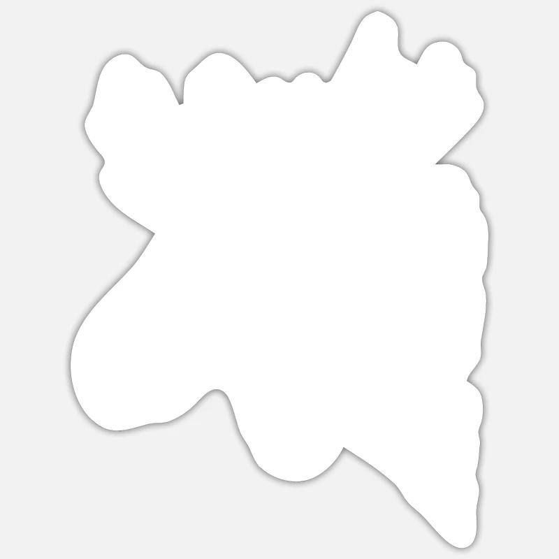 Elch - Moose Sticker Größe S (10 x 10 cm)