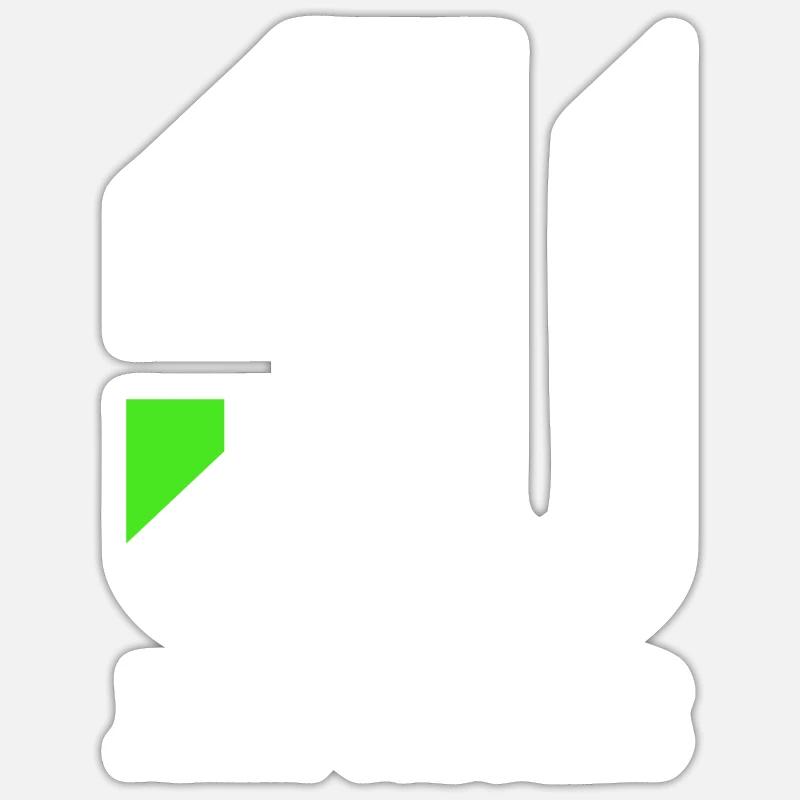 Jack Univers - Sticker taille S (10 x 10 cm) - blanc mat