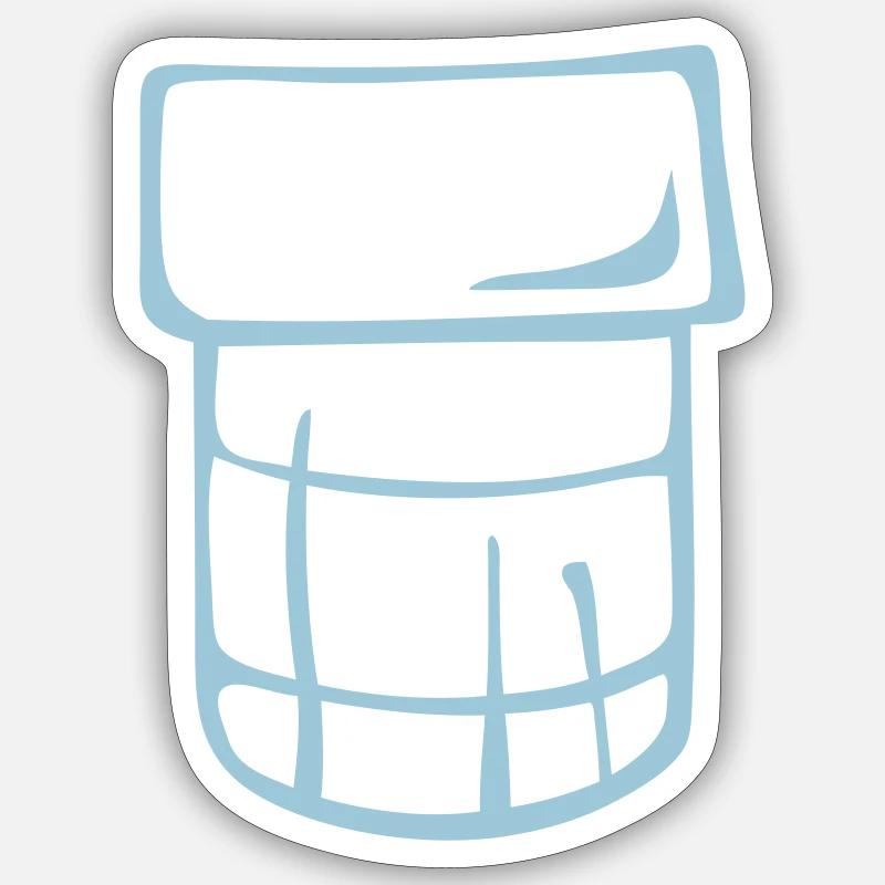 Swiss yogurt in small 0 Sticker size S (10 x 10 cm)