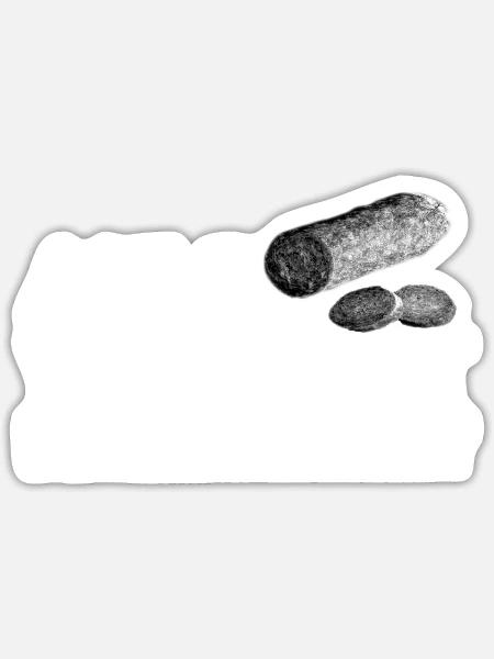 Ahle Wurscht Wurst Nordhessen Finest Spruch lustig - Sticker Größe S (10 x 10 cm) - Mattweiß