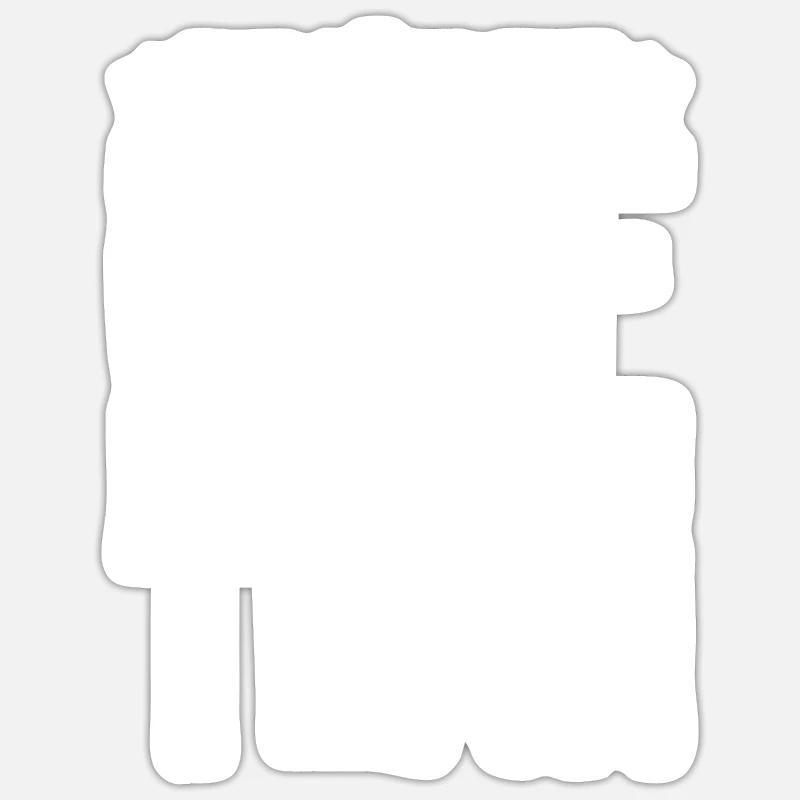 Geschäftsführer Mitarbeiter Team Chef - Sticker Größe S (10 x 10 cm) - Mattweiß