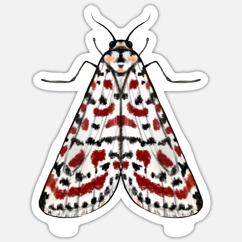 Mite - Sticker taille S (10 x 10 cm) - blanc mat