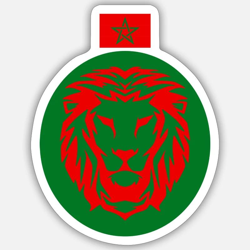 Morocco - Sticker size S (10 x 10 cm) - white matte