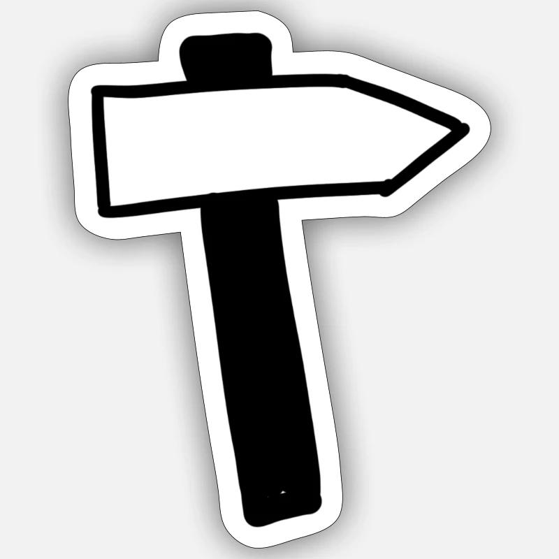 Guide Sticker size S (10 x 10 cm)