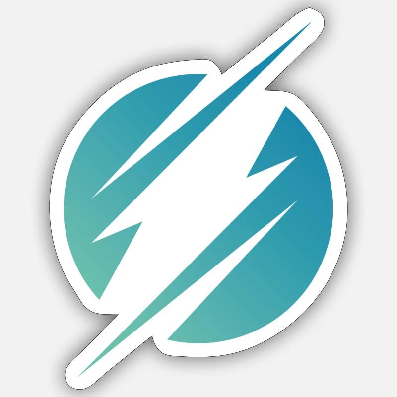 Lightning Sticker size S (10 x 10 cm)
