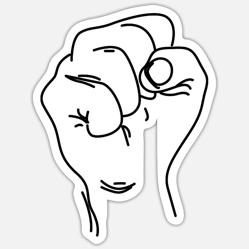Libérer la Palestine - Sticker taille S (10 x 10 cm) - blanc mat