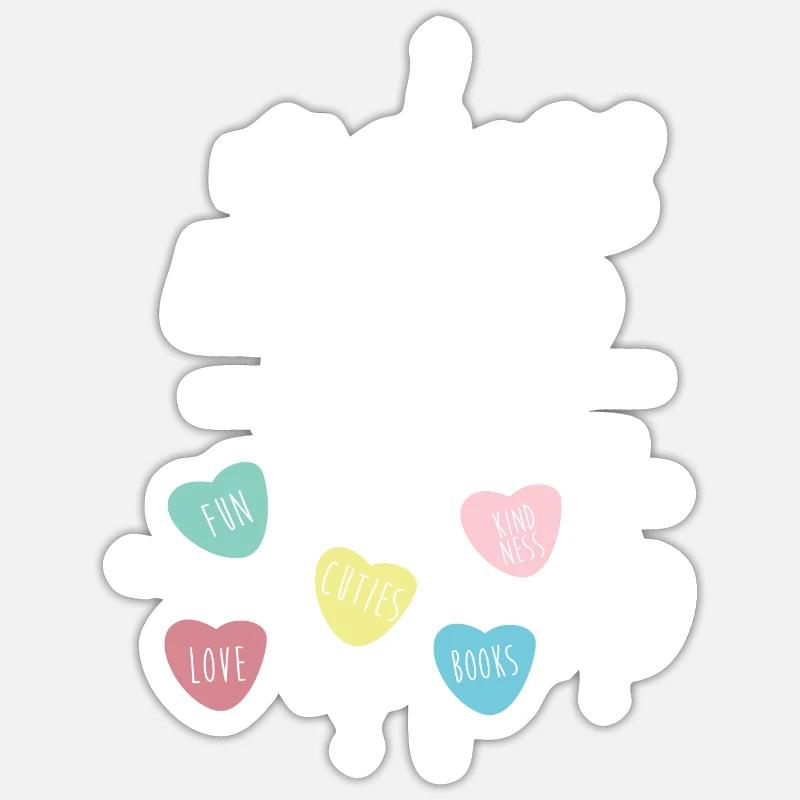 École primaire - Sticker taille S (10 x 10 cm) - blanc mat