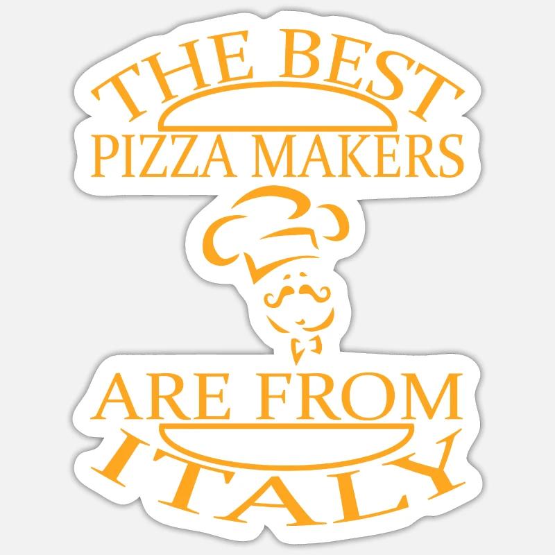 Pizza Sticker taille S (10 x 10 cm)