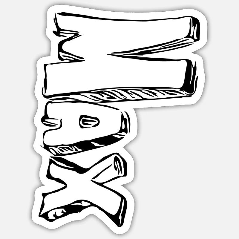 Max Sticker size S (10 x 10 cm)