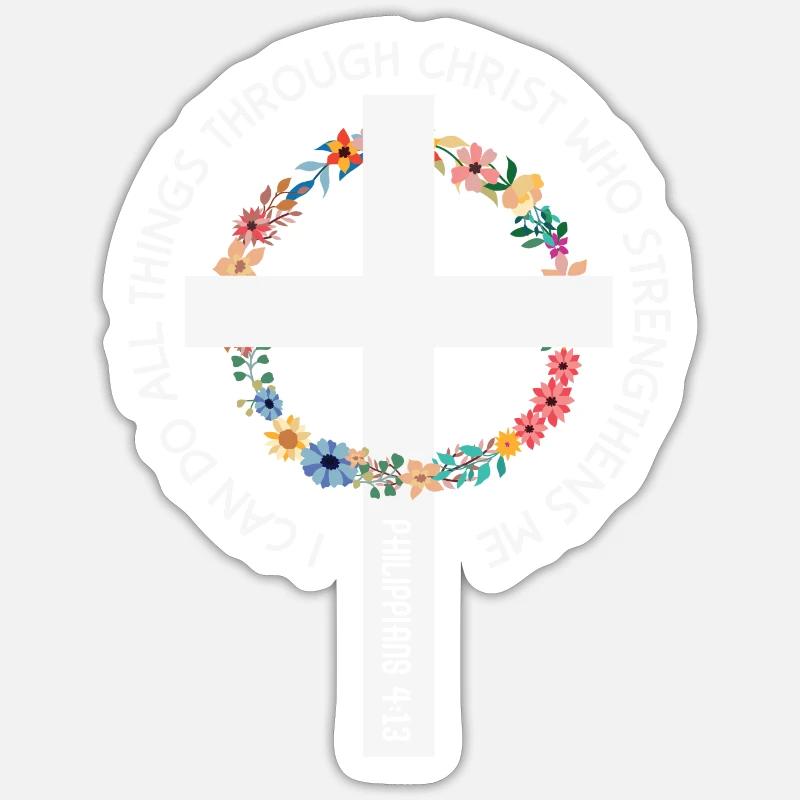 Christian Proverbs - Sticker size S (10 x 10 cm) - white matte