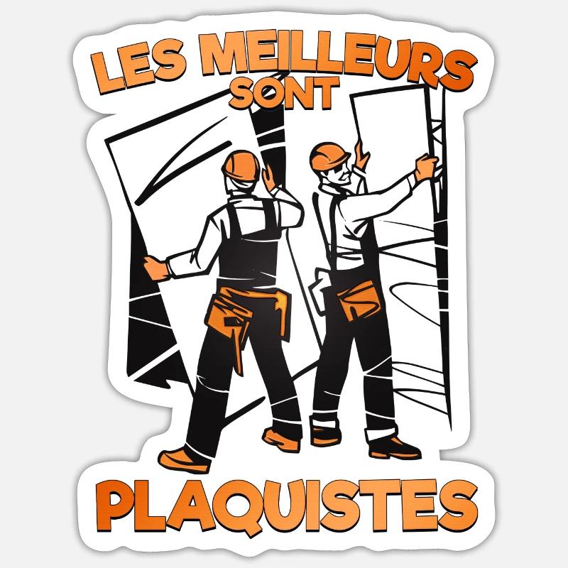 Plaquistes Sticker taille S (10 x 10 cm)