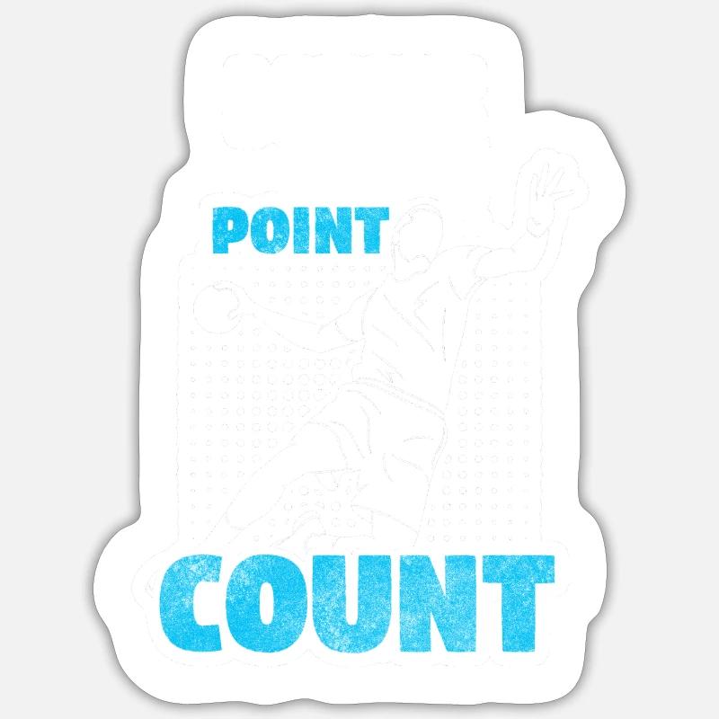 Main de handball - Sticker taille S (10 x 10 cm) - blanc mat