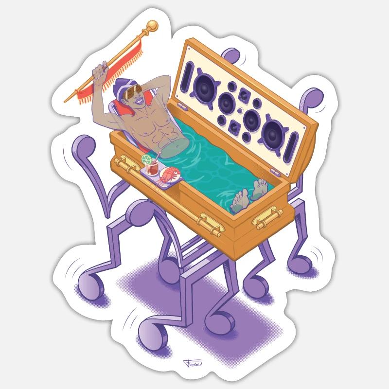 Sticker taille S (10 x 10 cm) - 