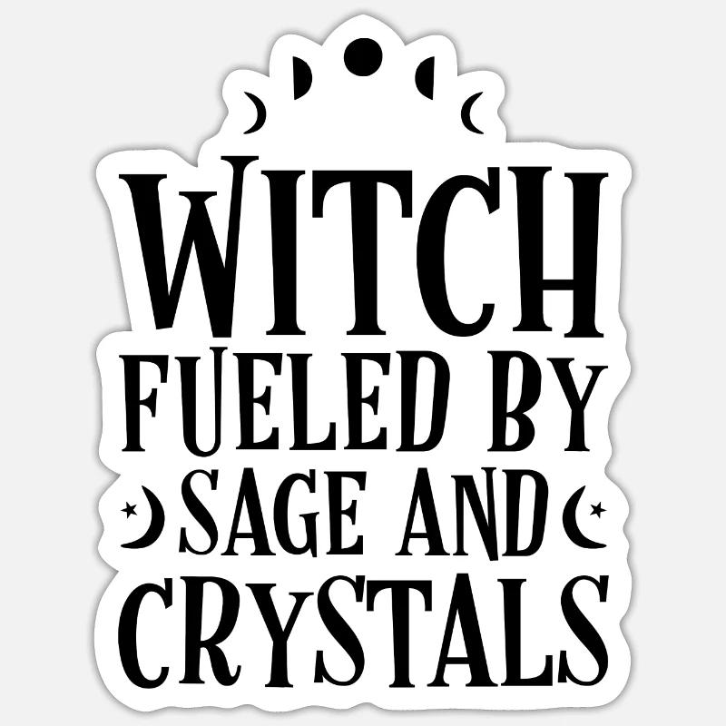 Witchcraft - Sticker size S (10 x 10 cm) - white matte