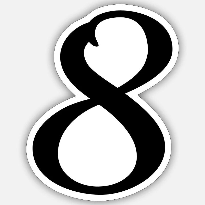 8 Sticker size S (10 x 10 cm)