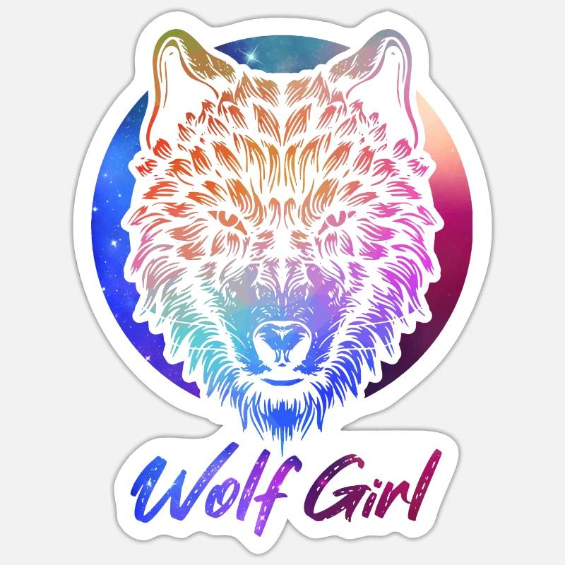 Wolf Sticker size S (10 x 10 cm)