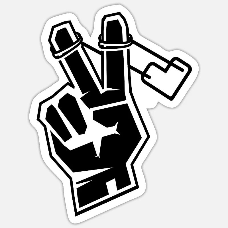 Sticker Größe S (10 x 10 cm) - 