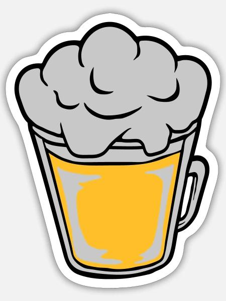  - Sticker size S (10 x 10 cm) - white matte