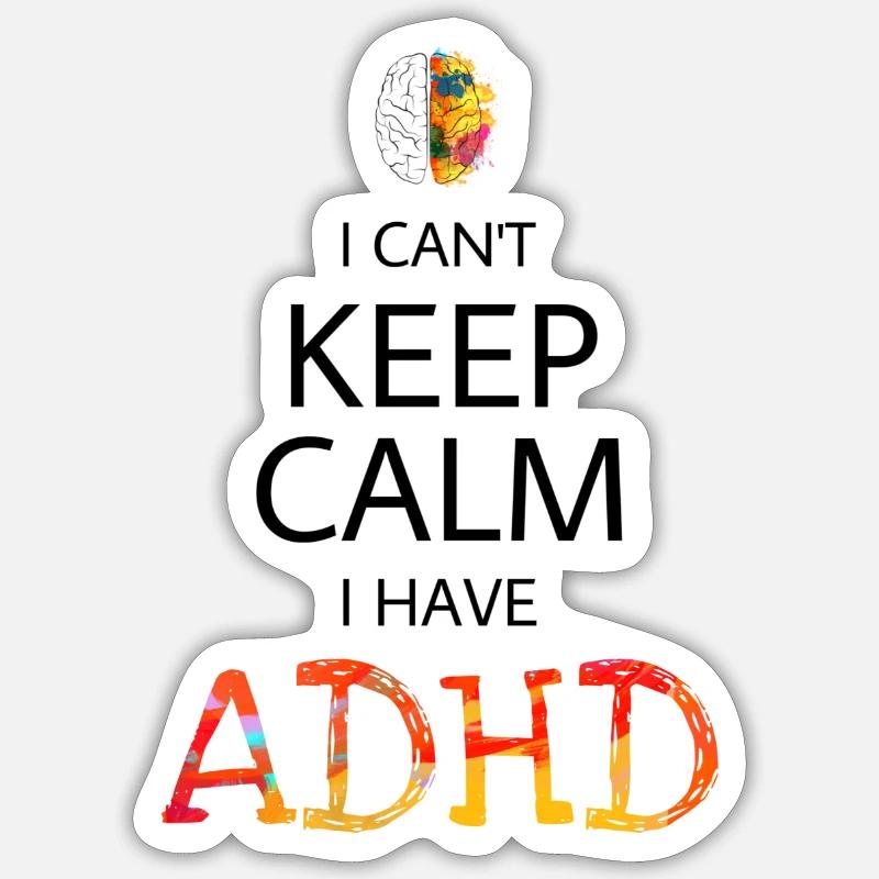 ADHD Sticker size S (10 x 10 cm)