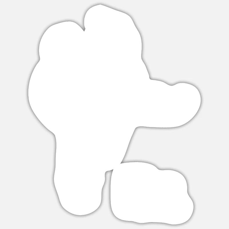 HARAI GOSHI BLANC - Sticker taille S (10 x 10 cm) - blanc mat