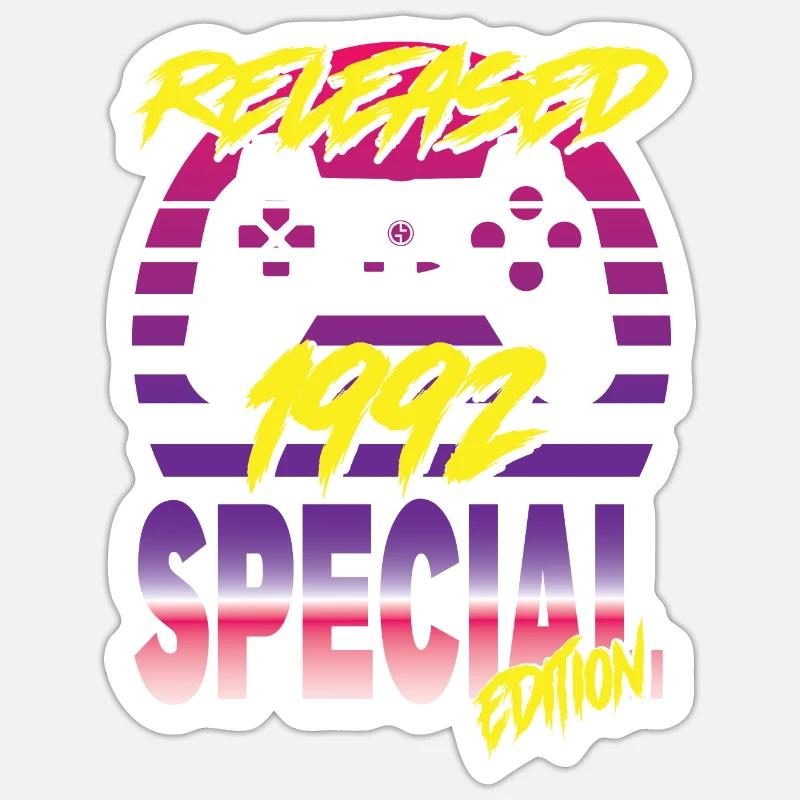 Released 1992 Special Edition Sticker Größe S (10 x 10 cm)