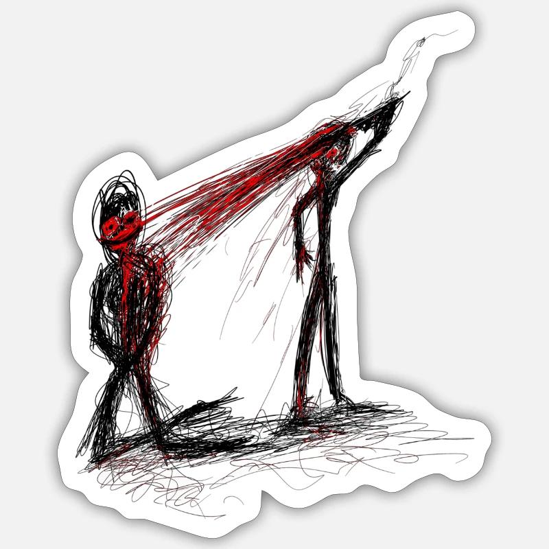 Sticker Größe S (10 x 10 cm) - 
